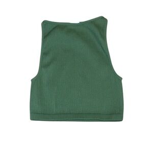 Cotton:On Sage Ribbed Crop Tank Top, Cotton On, XS